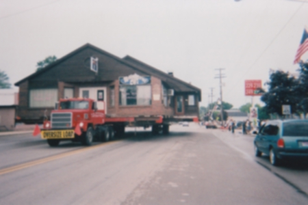 Moving a house down Main Street